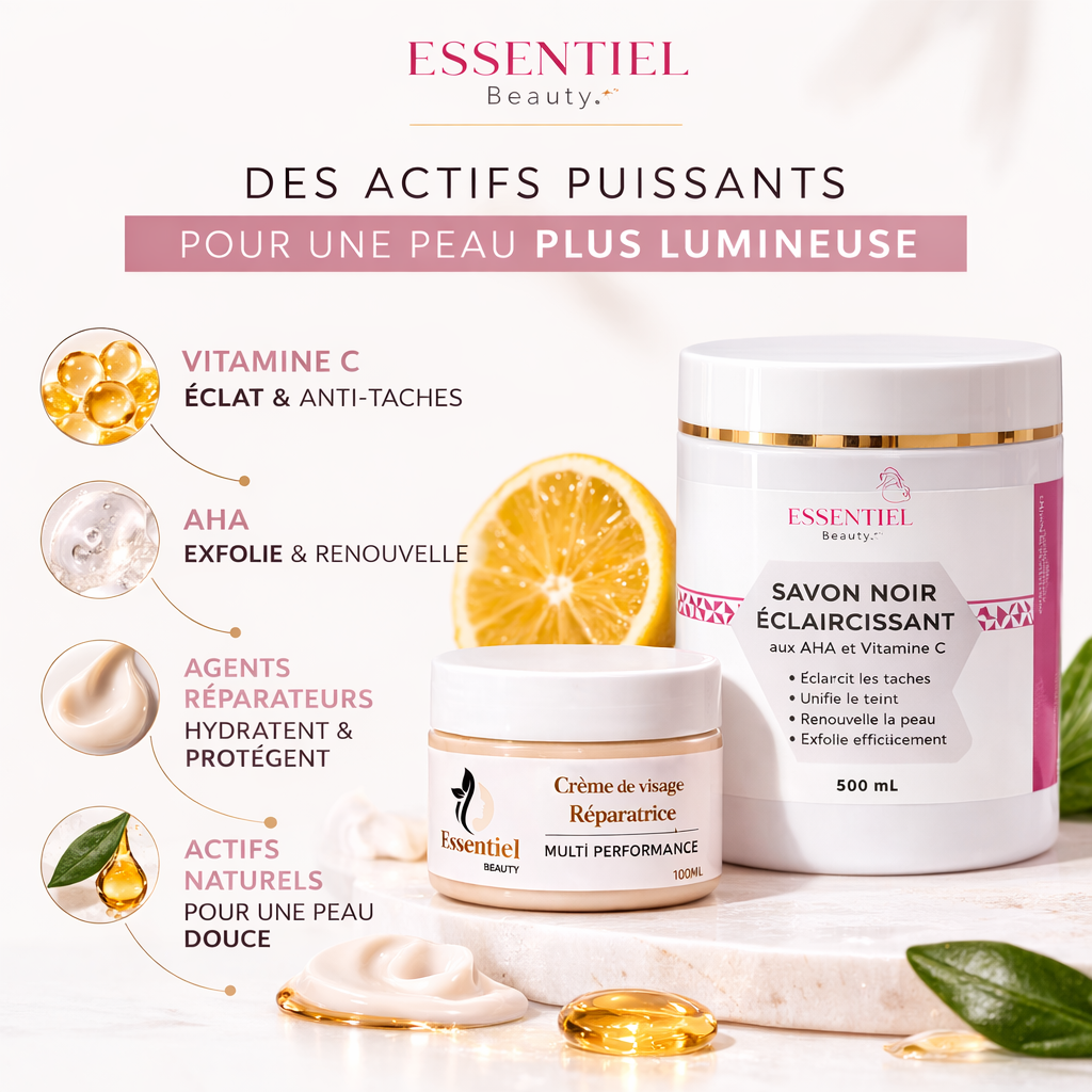 La Routine Skincare Idéale pour Peau Noire et Mate: Guide Complet pour un Éclat Naturel