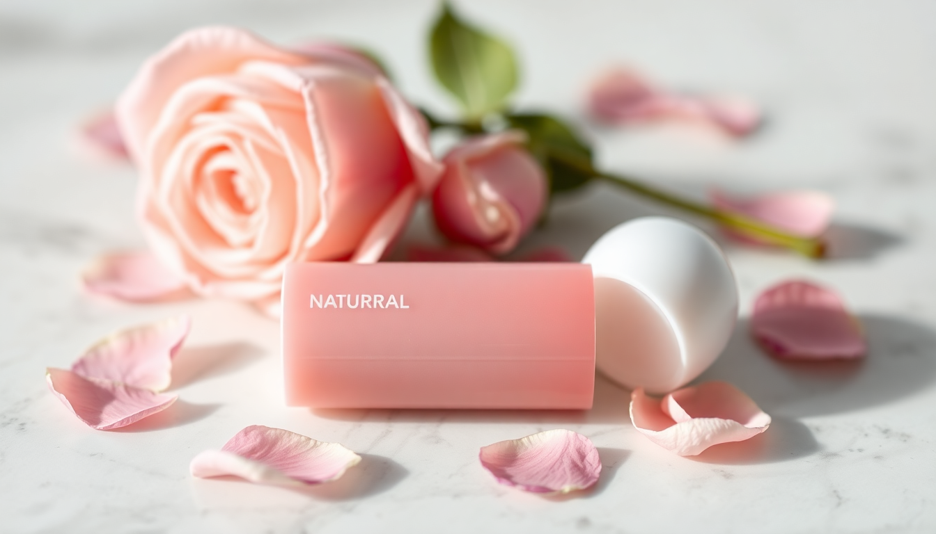 Le Baume à Lèvres Rose Naturel Idéal pour les Lèvres Foncées