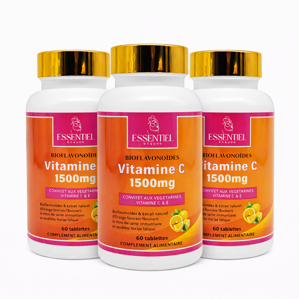 Vitamine C 1500mg – Tablettes à sucer – Éclat, Énergie & Immunité