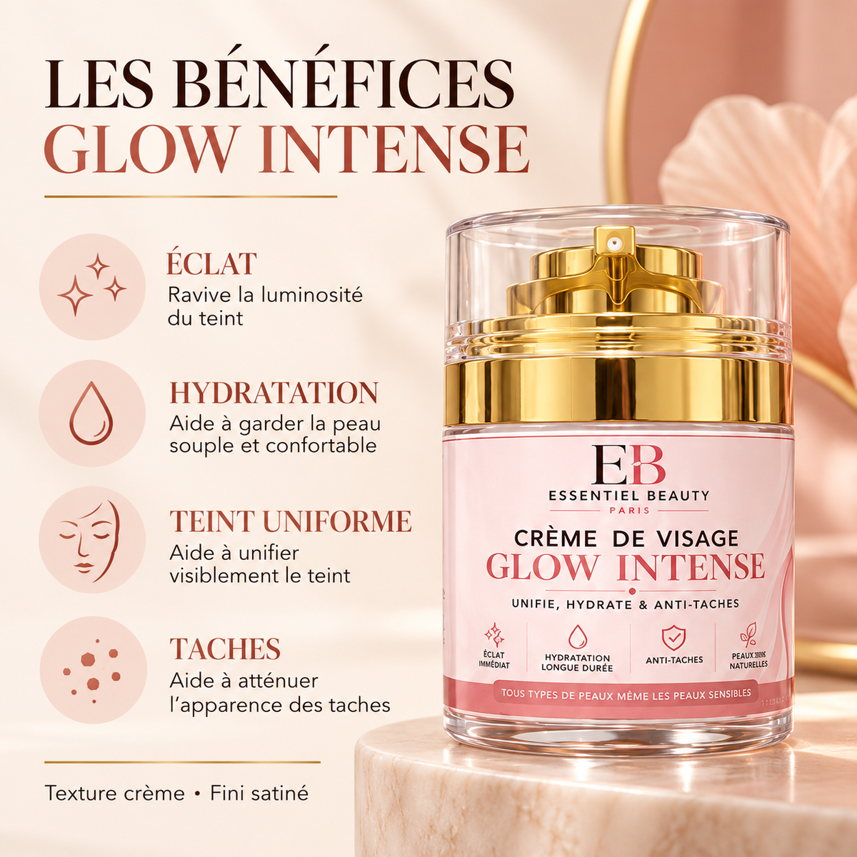 CRÈME DE VISAGE GLOW INTENSE