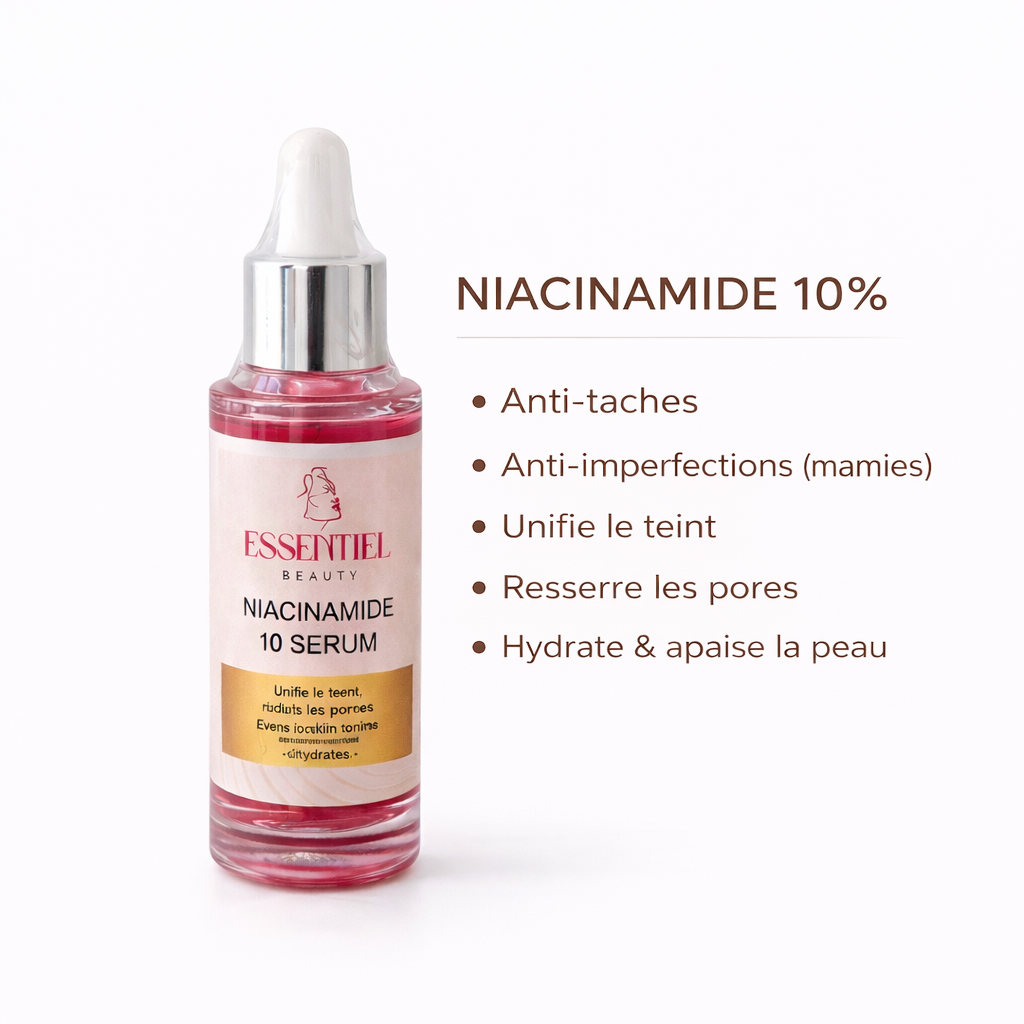 SÉRUM DE VISAGE  À LA NIACINAMIDE 10% ET L'ACIDE TRANEXAMIQUE TEINT PARFAIT
