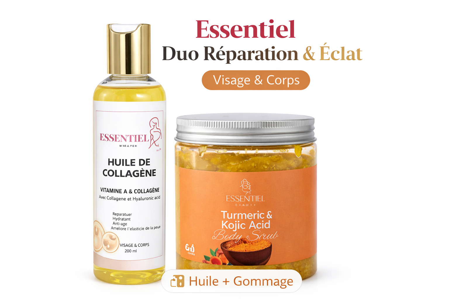 RITUEL  EXFOLIATION ET HYDRATATION