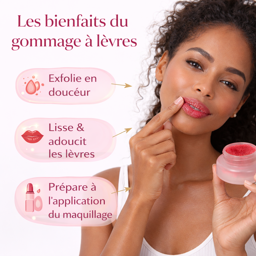 Pourquoi gommer les lèvres