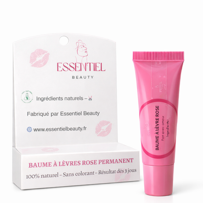 BAUME À LÈVRE ROSE PERMANENT, EXFOLIE, ROSIE ET HYDRATE
