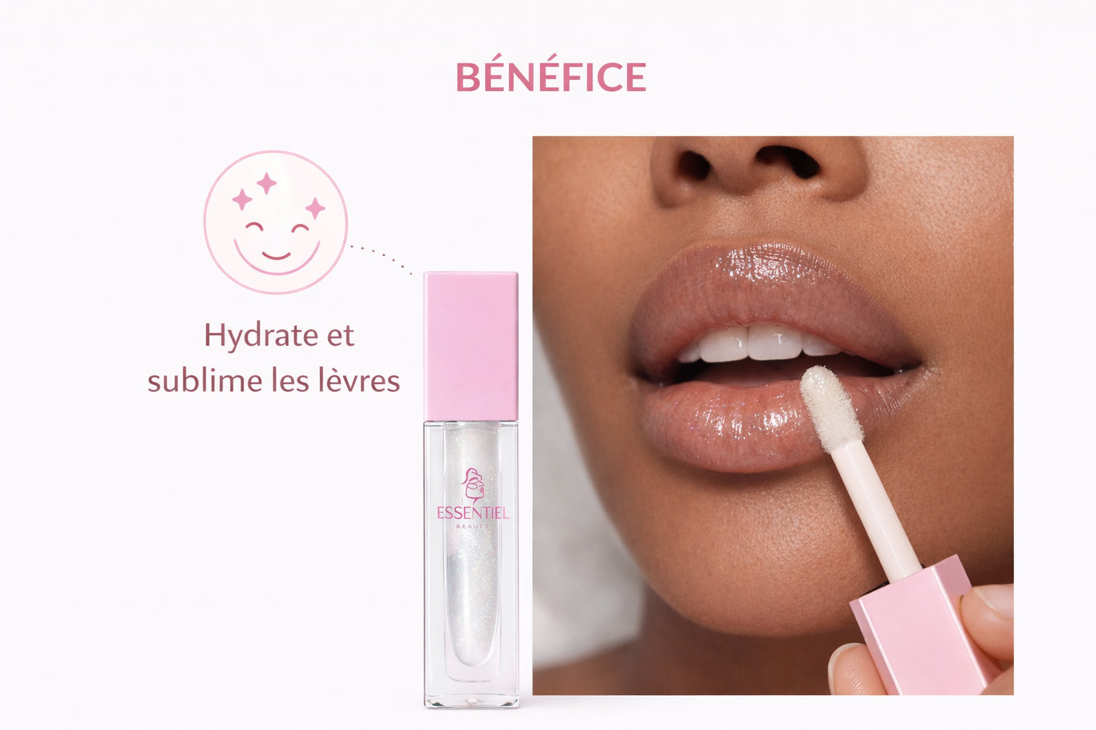 GLOSS À LÈVRE HYDRATATION INTENSE- SOIN ET BRILLANCE NATURELLE